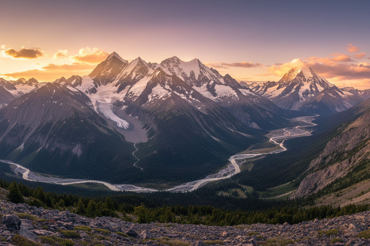 Mountain Hero Background